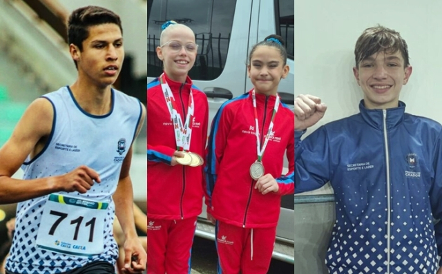 Caçador conquista medalha em três modalidades na Olesc 2026
